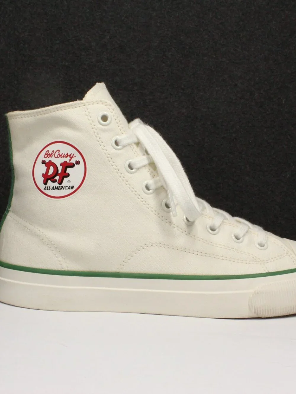PF Flyers Bob Cousy All American Hi Top Sneaker White Mens Size 8 Womens 9.5